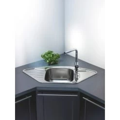 OBI Eckeinbauspüle Canto Basic 92 Edelstahl Eckig 7 OBI Eckeinbauspüle Canto Basic 92 Edelstahl Eckig -Moderne Küche Verkauf 135446 picture 3