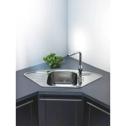 OBI Eckeinbauspüle Canto Basic 92 Edelstahl Eckig 5 OBI Eckeinbauspüle Canto Basic 92 Edelstahl Eckig – Bild 3