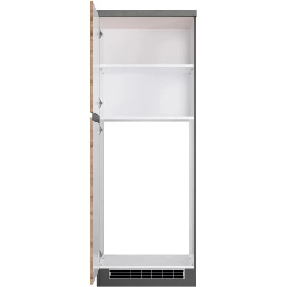 Held Möbel Kühlschrankumbauschrank Turin 60 Cm Wotaneiche/Graphit 5 Held Möbel Kühlschrankumbauschrank Turin 60 Cm Wotaneiche/Graphit – Bild 3