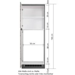 Held Möbel Kühlschrankumbauschrank Turin 60 Cm Wotaneiche/Graphit 21 Held Möbel Kühlschrankumbauschrank Turin 60 Cm Wotaneiche/Graphit -Moderne Küche Verkauf 189536 11016600 VM 08