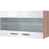 Flex-Well Exclusiv Hängeschrank Valero 100 Cm X 55 Cm Hochglanz Weiß