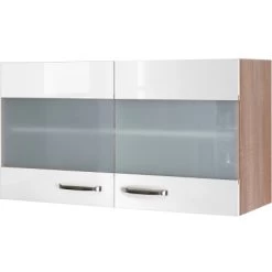 Flex-Well Exclusiv Hängeschrank Valero 100 Cm X 55 Cm Hochglanz Weiß