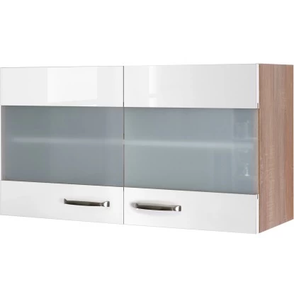 Flex-Well Exclusiv Hängeschrank Valero 100 Cm X 55 Cm Hochglanz Weiß 3 Flex-Well Exclusiv Hängeschrank Valero 100 Cm X 55 Cm Hochglanz Weiß