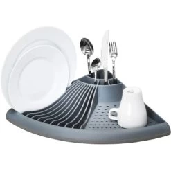 Wenko Eck-Geschirrabtropfer Grau 9 Cm X 50 Cm X 35 Cm -Moderne Küche Verkauf 301766 1068 3