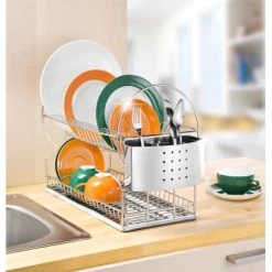 Wenko Geschirrabtropfer Exclusiv Duo Edelstahl 9 Wenko Geschirrabtropfer Exclusiv Duo Edelstahl -Moderne Küche Verkauf 3884970 1068 2329100 3