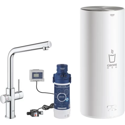Grohe Einhand-Spültischbatterie Und Boiler Red Duo Size-L Chrom 3 Grohe Einhand-Spültischbatterie Und Boiler Red Duo Size-L Chrom