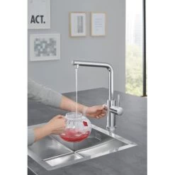 Grohe Einhand-Spültischbatterie Und Boiler Red Duo Size-L Chrom 18 Grohe Einhand-Spültischbatterie Und Boiler Red Duo Size-L Chrom -Moderne Küche Verkauf 4005176413964 4520 7