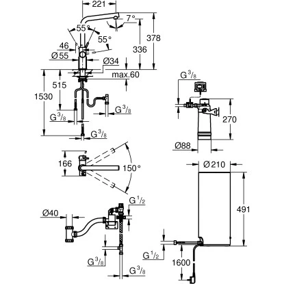 Grohe Einhand-Spültischbatterie Und Boiler Red Duo Size-L Chrom 11 Grohe Einhand-Spültischbatterie Und Boiler Red Duo Size-L Chrom – Bild 9