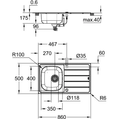 Grohe Set Aus Einbauspüle Und Küchenarmatur Edelstahl 4 Grohe Set Aus Einbauspüle Und Küchenarmatur Edelstahl – Bild 2