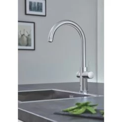 Grohe Küchenarmatur Und Boiler Red Duo Größe-L Chrom -Moderne Küche Verkauf 4005176989209 4520 8