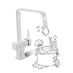 Baliv Küchenarmatur KI-1290 Verchromt -Moderne Küche Verkauf 4007873953323 S03 300818