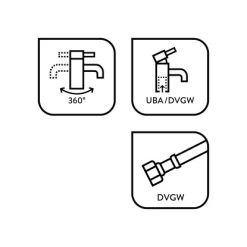 Baliv Küchenarmatur KI-1290 Verchromt -Moderne Küche Verkauf 4007873953323 WEB02 270521