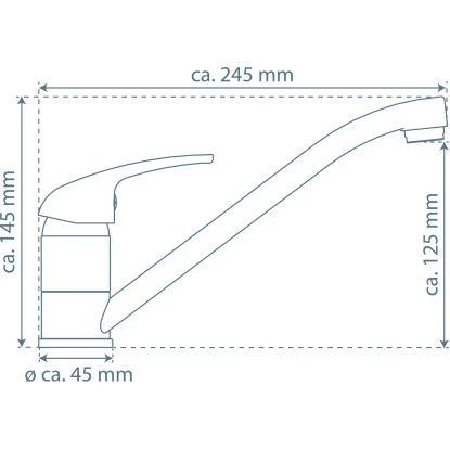 Küchenarmatur Athos Plus Chrom 6 Küchenarmatur Athos Plus Chrom – Bild 4
