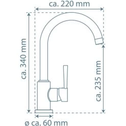 Schütte Spültischarmatur Cornwall Graphit Matt -Moderne Küche Verkauf 4008431791623 2759 20