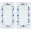 Wenko Herdabdeckplatten Universal Blaue Rankblüten 2er Set Mehrfarbig -Moderne Küche Verkauf 4008838088555 1068 01