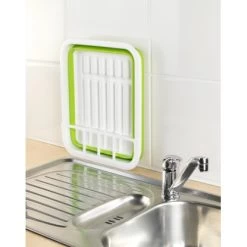 Wenko Geschirrabtropfer Faltbar Weiß-Grün -Moderne Küche Verkauf 4008838164853 ambiente 03