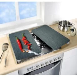 Wenko Herdabdeckplatten Universal Cayenne 2er Set Mehrfarbig -Moderne Küche Verkauf 4008838249147 1068 03
