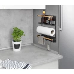 Wenko Küchenregal Magna Schwarz 19 Wenko Küchenregal Magna Schwarz -Moderne Küche Verkauf 4008838351895 1068 08