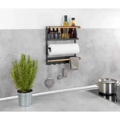 Wenko Küchenregal Magna Schwarz 20 Wenko Küchenregal Magna Schwarz -Moderne Küche Verkauf 4008838351895 1068 09