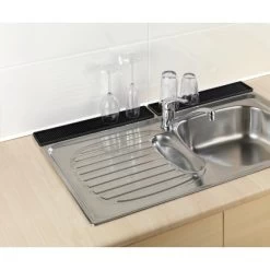Wenko Abtropfmatte Slim 42 Cm Schwarz 15 Wenko Abtropfmatte Slim 42 Cm Schwarz -Moderne Küche Verkauf 4008838363201 ambiente 05