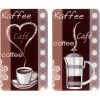 Wenko Herdabdeckplatten Universal Kaffeeduft 2er Set Mehrfarbig 2 Wenko Herdabdeckplatten Universal Kaffeeduft 2er Set Mehrfarbig -Moderne Küche Verkauf 4008838568118 1068 01