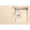 Eurodomo Einbauspüle Sonera 78 Cm Mit Stopfenventil Beige -Moderne Küche Verkauf 40201230 sonera 45 beige 1