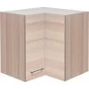 Flex-Well Exclusiv Eck-Hängeschrank Focus 60 Cm X 60 Cm Akazie Nachbildung -Moderne Küche Verkauf 436638 4051 he60focus