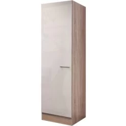 Flex-Well Exclusiv Geschirrschrank Orlando 50 Cm Kaschmir Glanz-Sonoma Eiche