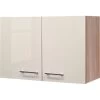 Flex-Well Exclusiv Oberschrank Orlando 80 Cm X 55 Cm Kaschmir Glanz-Sonoma Eiche