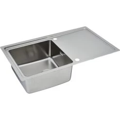 Respekta Einbauspüle Chicago 86 Cm X 50 Cm Edelstahl 24 Respekta Einbauspüle Chicago 86 Cm X 50 Cm Edelstahl -Moderne Küche Verkauf 45546 4384 CHICAGO86X50 03