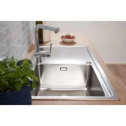 Respekta Einbauspüle Chicago 86 Cm X 50 Cm Edelstahl 31 Respekta Einbauspüle Chicago 86 Cm X 50 Cm Edelstahl -Moderne Küche Verkauf 45546 4384 CHICAGO86X50 10