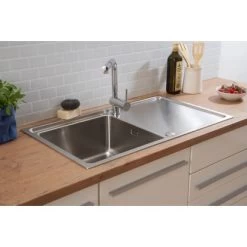 Respekta Einbauspüle Chicago 86 Cm X 50 Cm Edelstahl 39 Respekta Einbauspüle Chicago 86 Cm X 50 Cm Edelstahl -Moderne Küche Verkauf 45546 4384 CHICAGO86X50 18