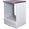 Flex-Well Exclusiv Herdumbauschrank Joelina 60 Cm Weiß -Moderne Küche Verkauf 4786828 4051 HU60Joelina