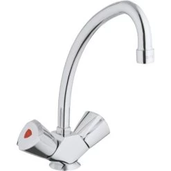 Grohe QuickFix Spültisch-Einlochbatterie Costa Trend Chrom