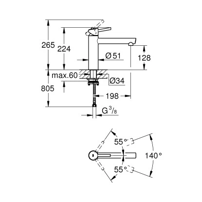 Grohe Einhand-Spültischbatterie Concetto Chrom Mit Entnehmbarer Armatur 4 Grohe Einhand-Spültischbatterie Concetto Chrom Mit Entnehmbarer Armatur – Bild 2