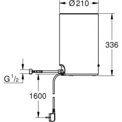 Grohe Boiler Red M-Size Chrom -Moderne Küche Verkauf 5217575 4520 100016415 1