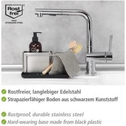 WENKO Spülorganizer Orio Edelstahl -Moderne Küche Verkauf 534943 1068 03