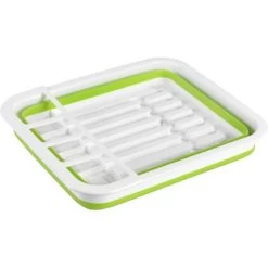 Wenko Geschirrabtropfer Faltbar Weiß-Grün -Moderne Küche Verkauf 54770100 4008838164853 03