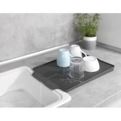 Wenko Abtropfmatte Linea 40 Cm X 3 Cm X 30 Cm Grau -Moderne Küche Verkauf 548132 1068 05