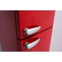 Respekta Kühl-Gefrierkombination KS144 Vintage VC Rot 20 Respekta Kühl-Gefrierkombination KS144 Vintage VC Rot -Moderne Küche Verkauf 5719588 4384 01