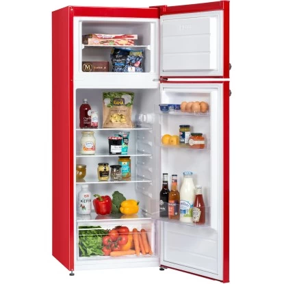 Respekta Kühl-Gefrierkombination KS144 Vintage VC Rot 8 Respekta Kühl-Gefrierkombination KS144 Vintage VC Rot – Bild 6