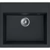 Miló Einbauspüle Granitverbundstoff Luxuria 56 Schwarz