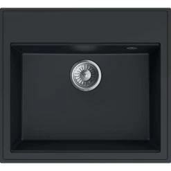 Miló Einbauspüle Granitverbundstoff Luxuria 56 Schwarz