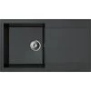 Miló Einbauspüle Granitverbundstoff Palladio 86 Graphit -Moderne Küche Verkauf 5903140018360 10