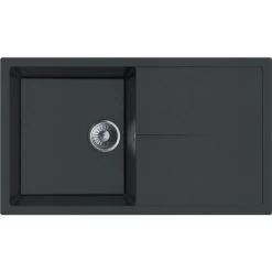 Miló Einbauspüle Granitverbundstoff Adore 86 Lava-Anthrazit