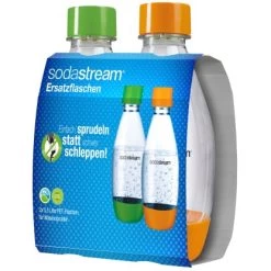 SodaStream PET-Flaschen 0,5 L 2er Set Grün Und Orange