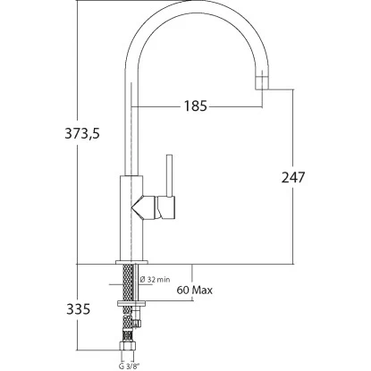 Sanitop-Wingenroth Küchenarmatur Lanza Chrom 4 Sanitop-Wingenroth Küchenarmatur Lanza Chrom – Bild 2