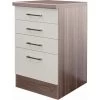 Flex-Well Exclusiv Schubkastenschrank Eico 50 Cm Magnolienweiß -Moderne Küche Verkauf 7363518 4051 ussa50 eico