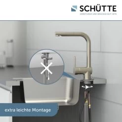 Schütte Spültischarmatur Mit Herausziehbarem Auslauf London Edelstahloptik -Moderne Küche Verkauf 7661846 2759 9