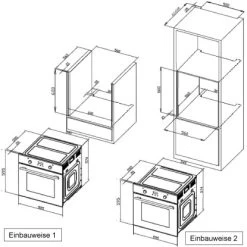 Respekta Backofen-Hauben Set EBDH-SET42090BS 90 Cm Black Steel 24 Respekta Backofen-Hauben Set EBDH-SET42090BS 90 Cm Black Steel -Moderne Küche Verkauf 77 4384 DIGI8BLACKSTEEL 05